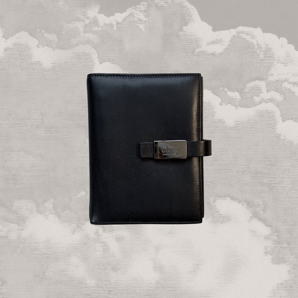 GUCCI NWOT Tom Ford Era Agenda Passport Holder Wallet Planner Y2K Minimalist